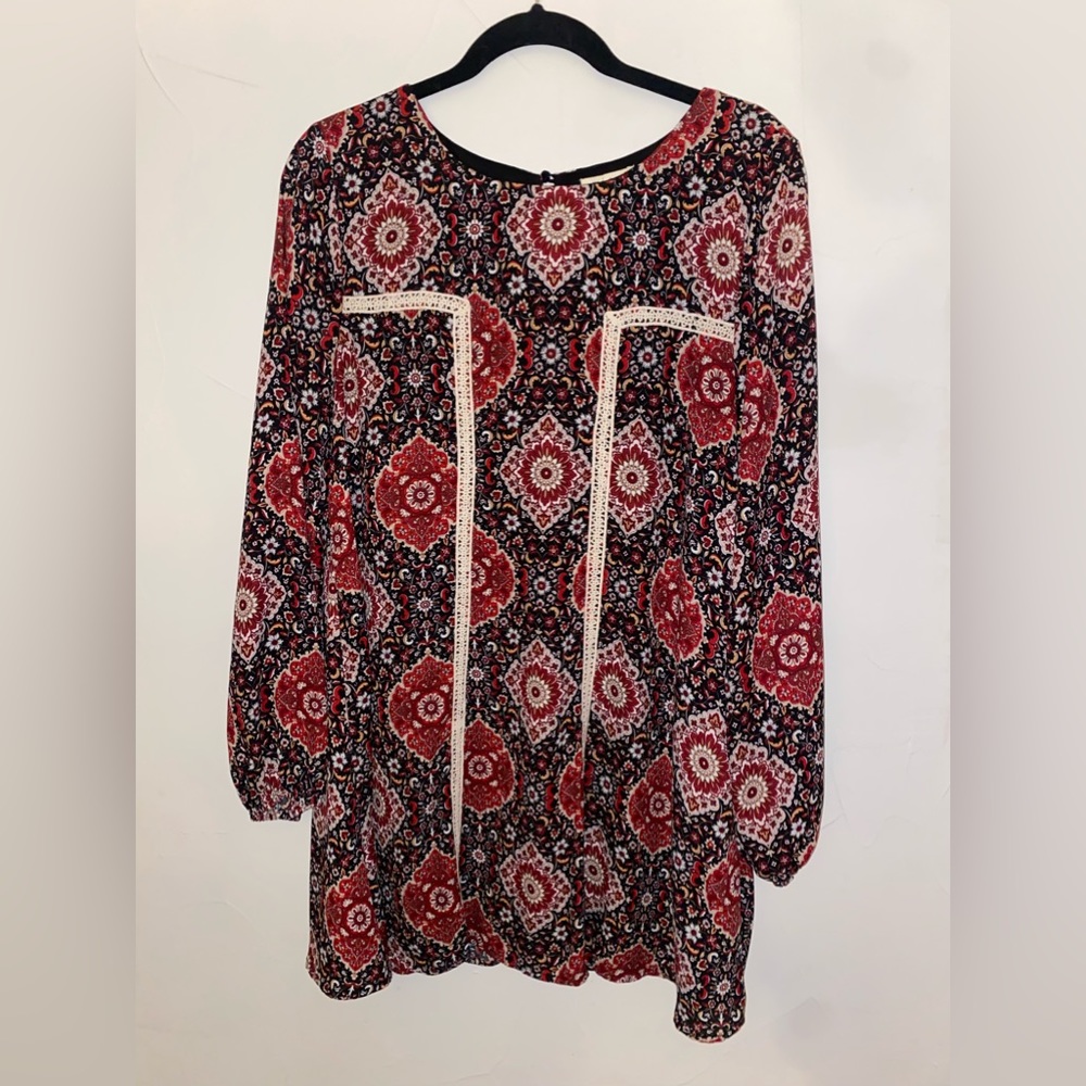 Miami Geometric Patterned Mini Dress